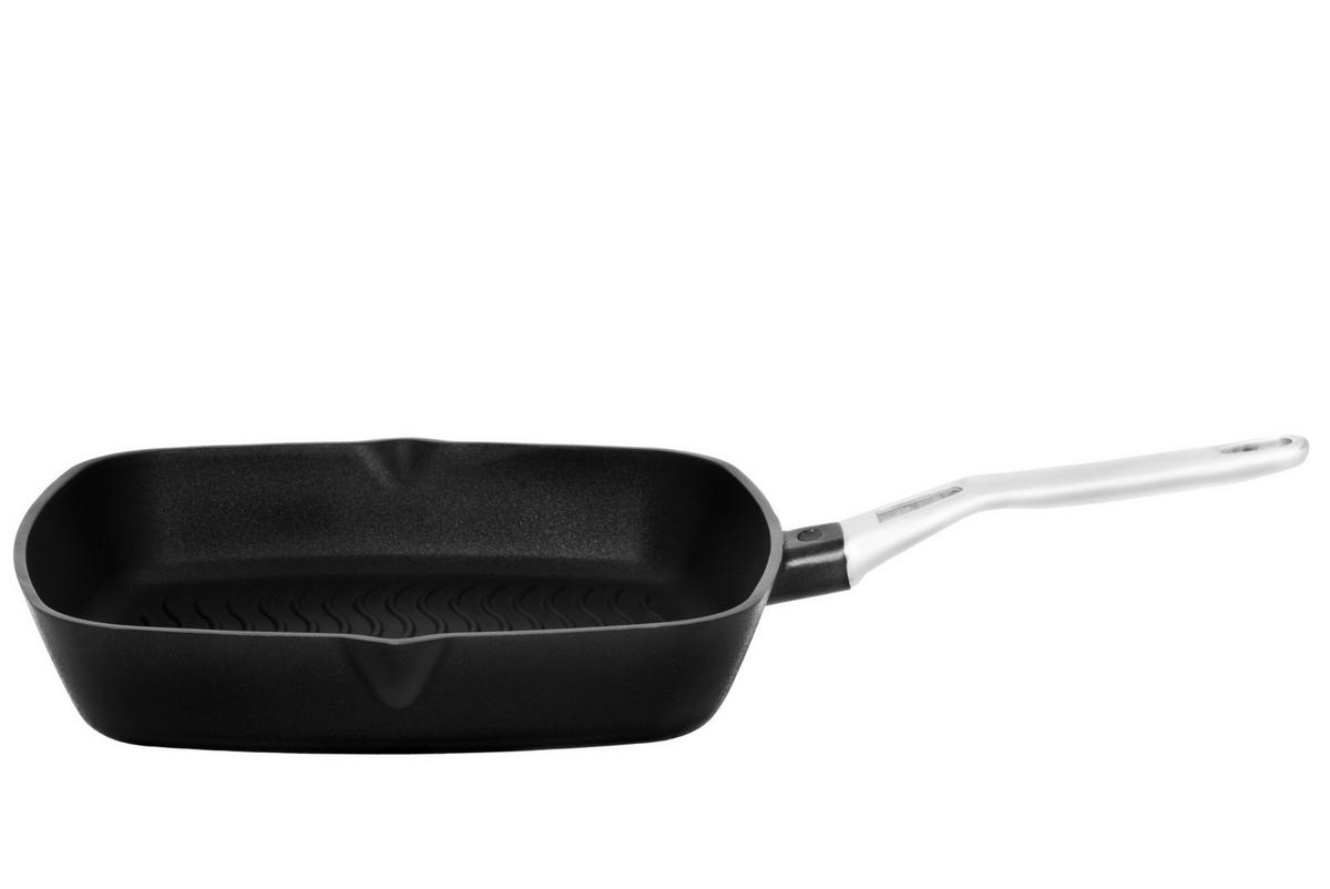 GRILLPFANNE 30,5/30,5 cm - Schwarz, Metall (49.5cm)
