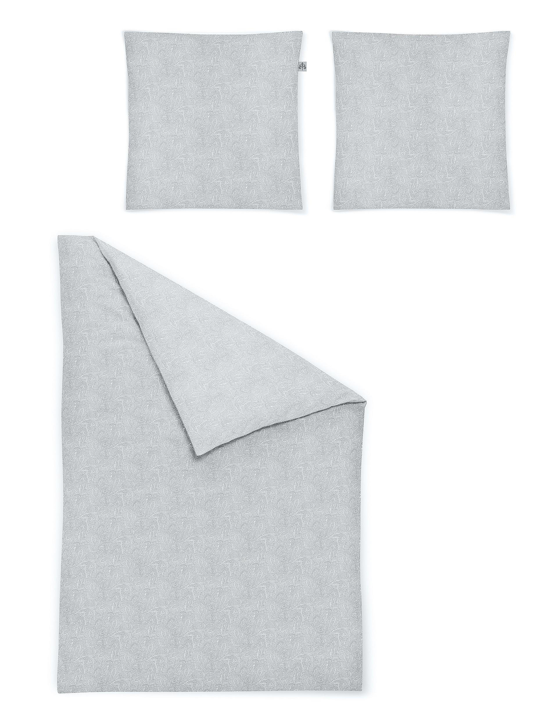 BETTWÄSCHE VERONA 8357 - Silberfarben, Textil (140/200cm) - Irisette