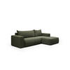 ECKSOFA aus Polyester Revolto L 6 Sitzer, Dunkelgrün (Aragon 39) - Dunkelgrün, Textil (268/163cm) - Meblito
