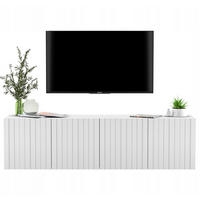 TV-SCHRANK Elpis Weiß Matt Glamour 150 cm - Weiß, Holzwerkstoff (150/37.5/36.5cm) - Meble Lindner