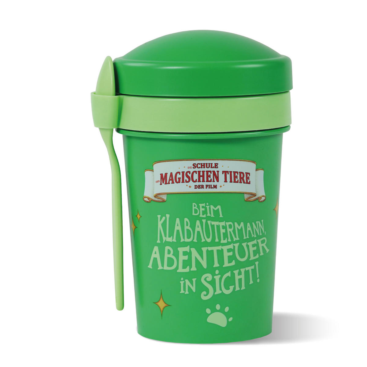 MÜSLIBECHER To Go 540 ml - Grün, Kunststoff (11.3/11/16cm) - Stoneline