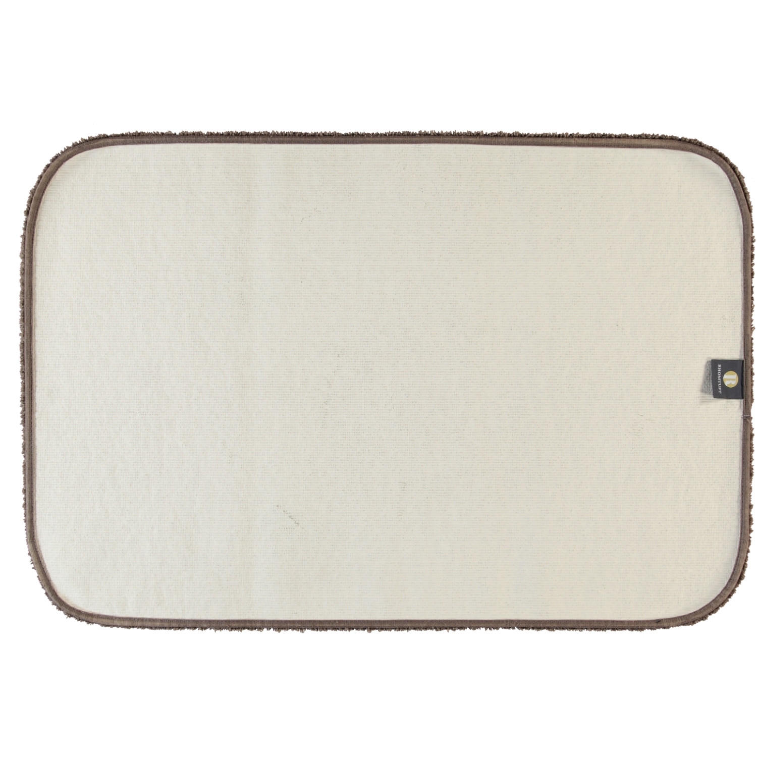 BADTEPPICHE ASPECT TAUPE - 58 - Braun, Textil (70/120cm) - Rhomtuft