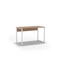 SCHREIBTISCH Inna Eiche 100/60/75 cm - Eichefarben/Weiß, Holzwerkstoff/Metall (60/100/75cm) - Decortie