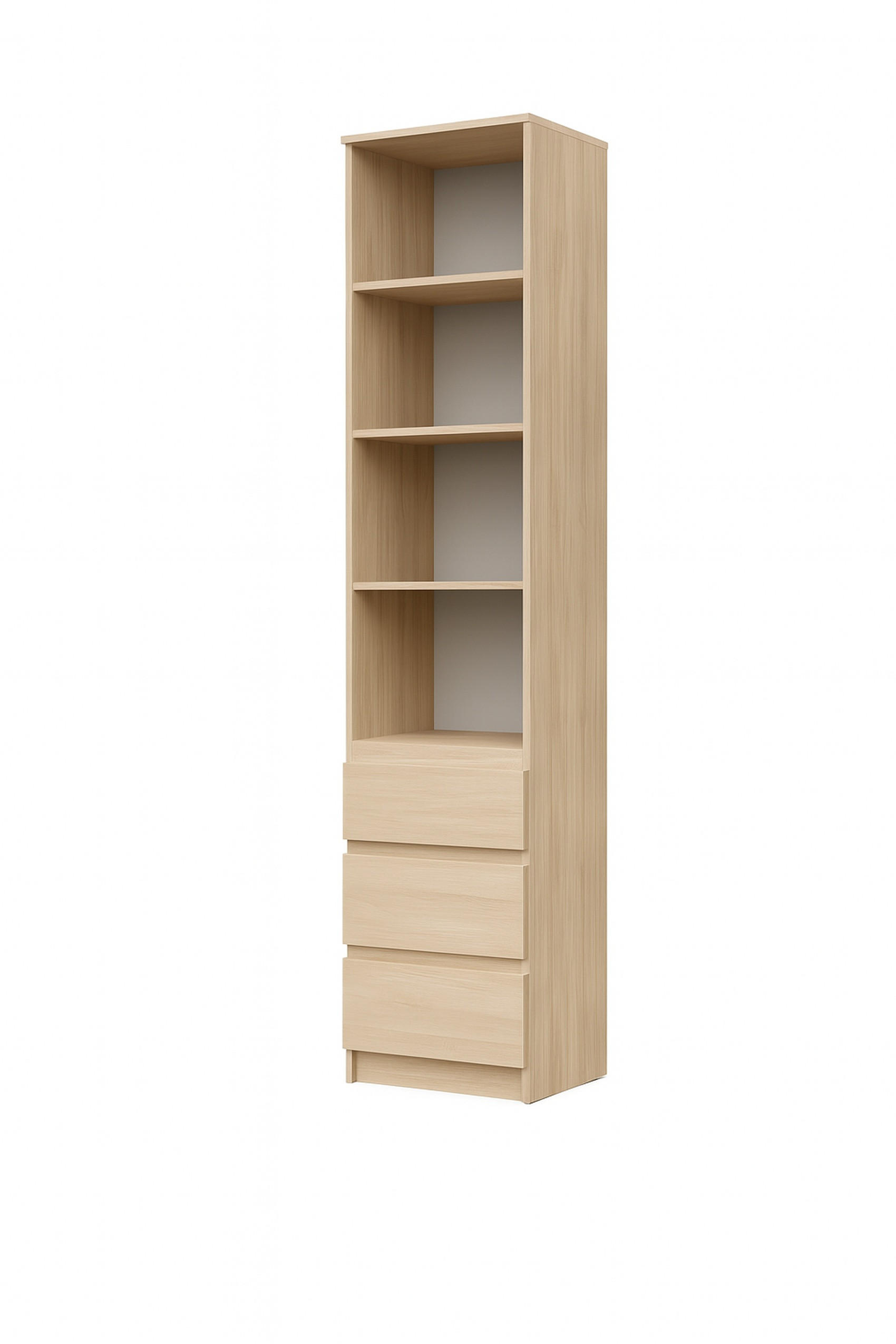 BÜCHERREGAL Sonoma Eiche 50/200/43 - Sonoma Eiche, Holzwerkstoff (50/200/43cm) - RAUMHIRSCH FURNITURE