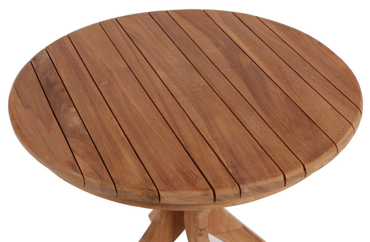 BEISTELLTISCH Burton - Naturfarben, Holz (60/60/50cm) - Mr. Deko