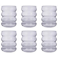TRINKGLÄSER (6er Set) Hoop 350 ml - Transparent, Glas (0.35L) - Butlers