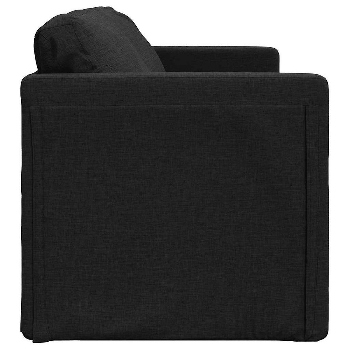 SCHLAFSOFA Anderson - Schwarz, Textil (112/60/55cm) - Nettlife
