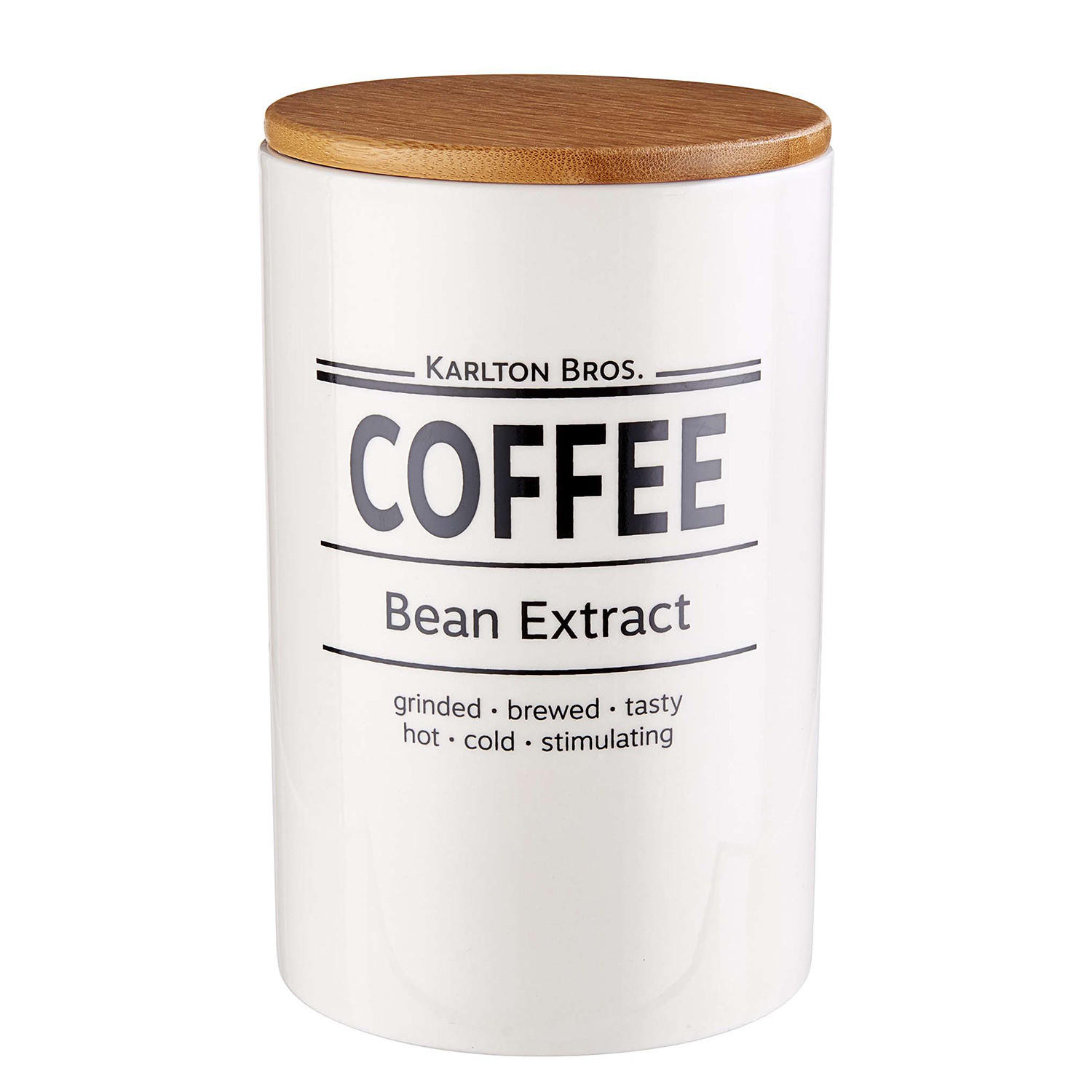 VORRATSDOSE Karlton Bros. - Weiß, Keramik (11/18cm) - Butlers