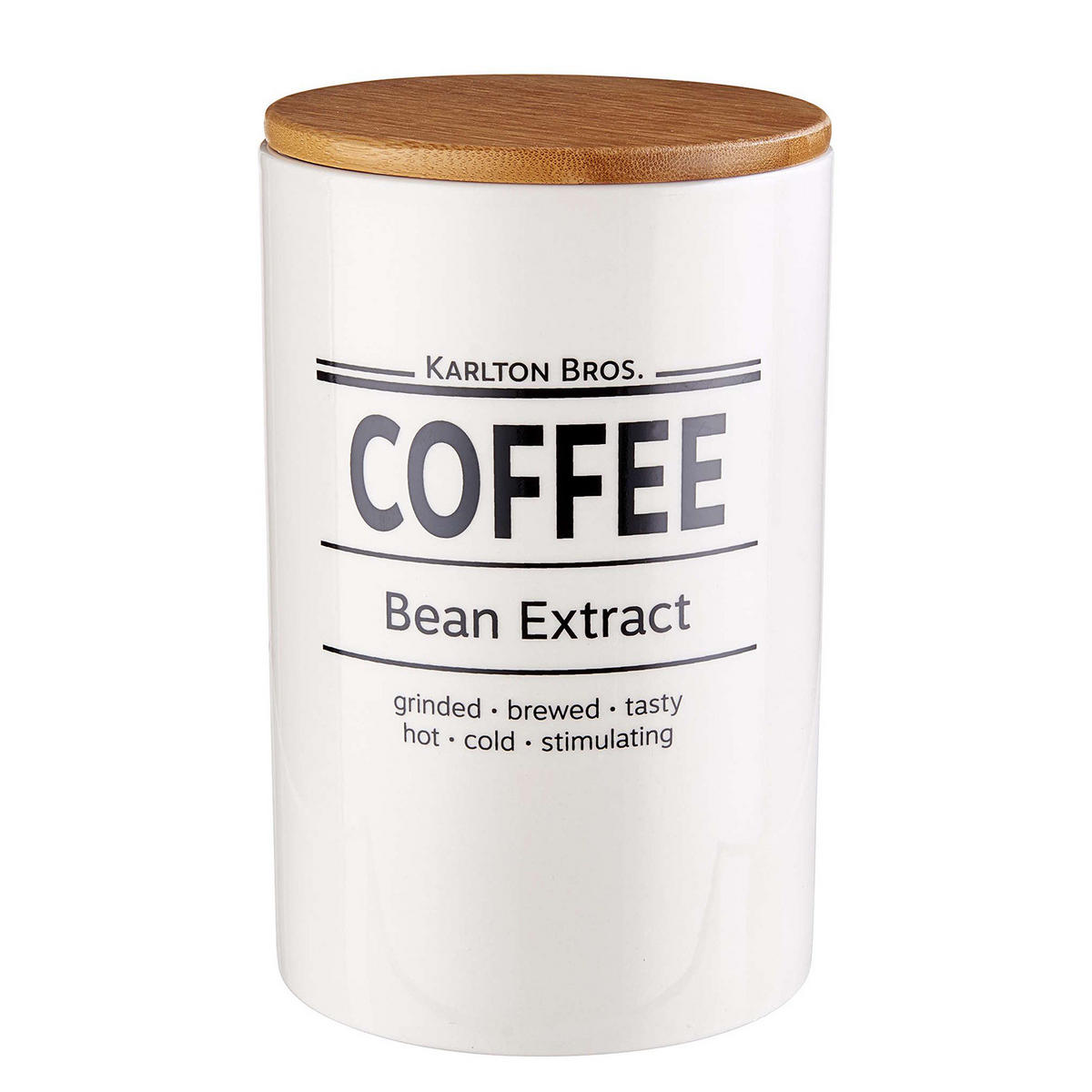 VORRATSDOSE Karlton Bros. - Weiß, Keramik (11/18cm) - Butlers