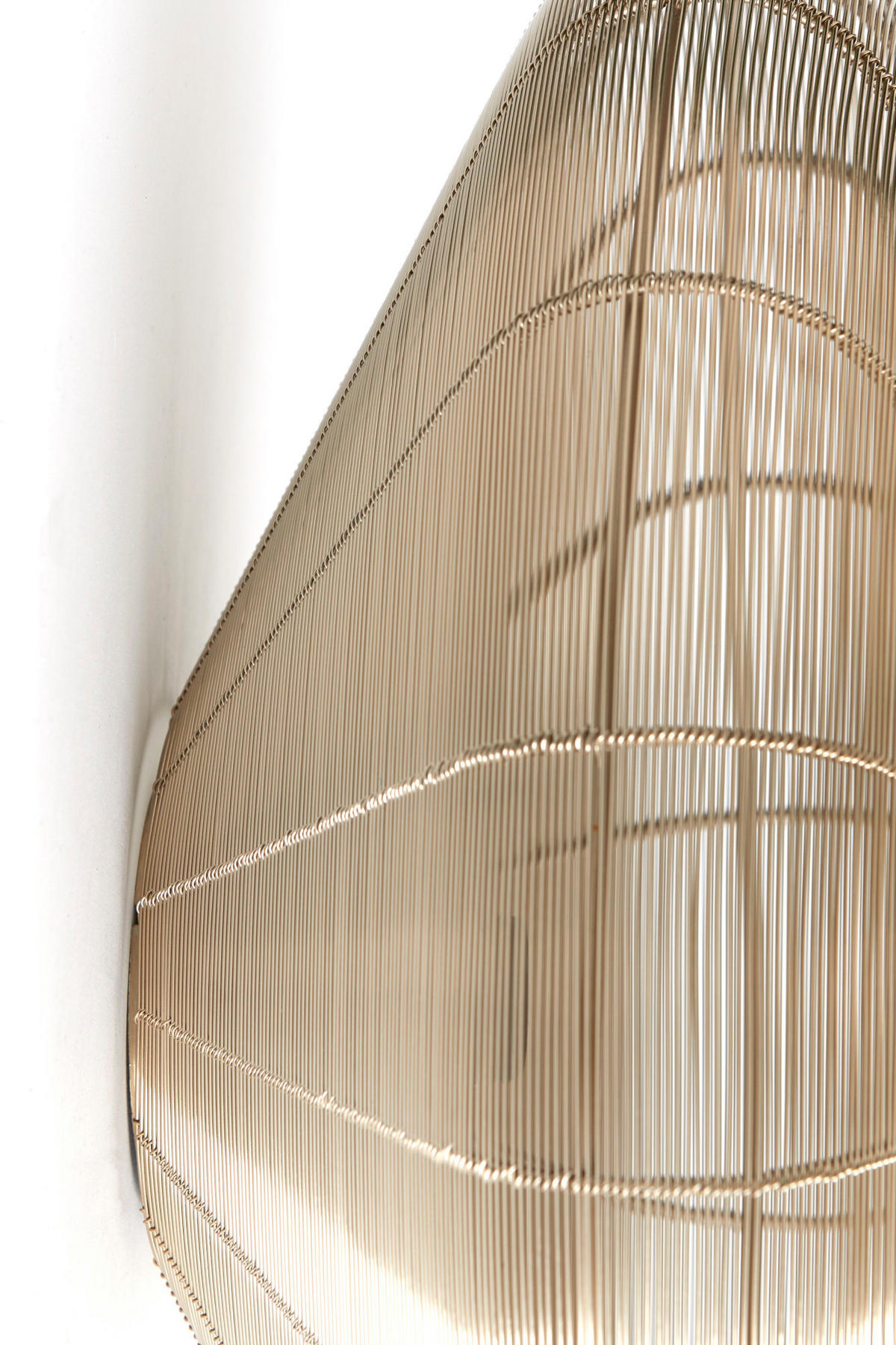 DECKENLEUCHTE Bahoto Gold Ø51/18 cm - Goldfarben, Metall (51/51/18cm) - Light & Living