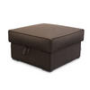 POUF FERA Braun 65x65 cm - Braun, Textil (65/38/65cm) - MASSENO