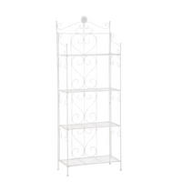 REGAL Lenna antik weiß - Weiß, Metall (60/160/30cm) - TPFGarden