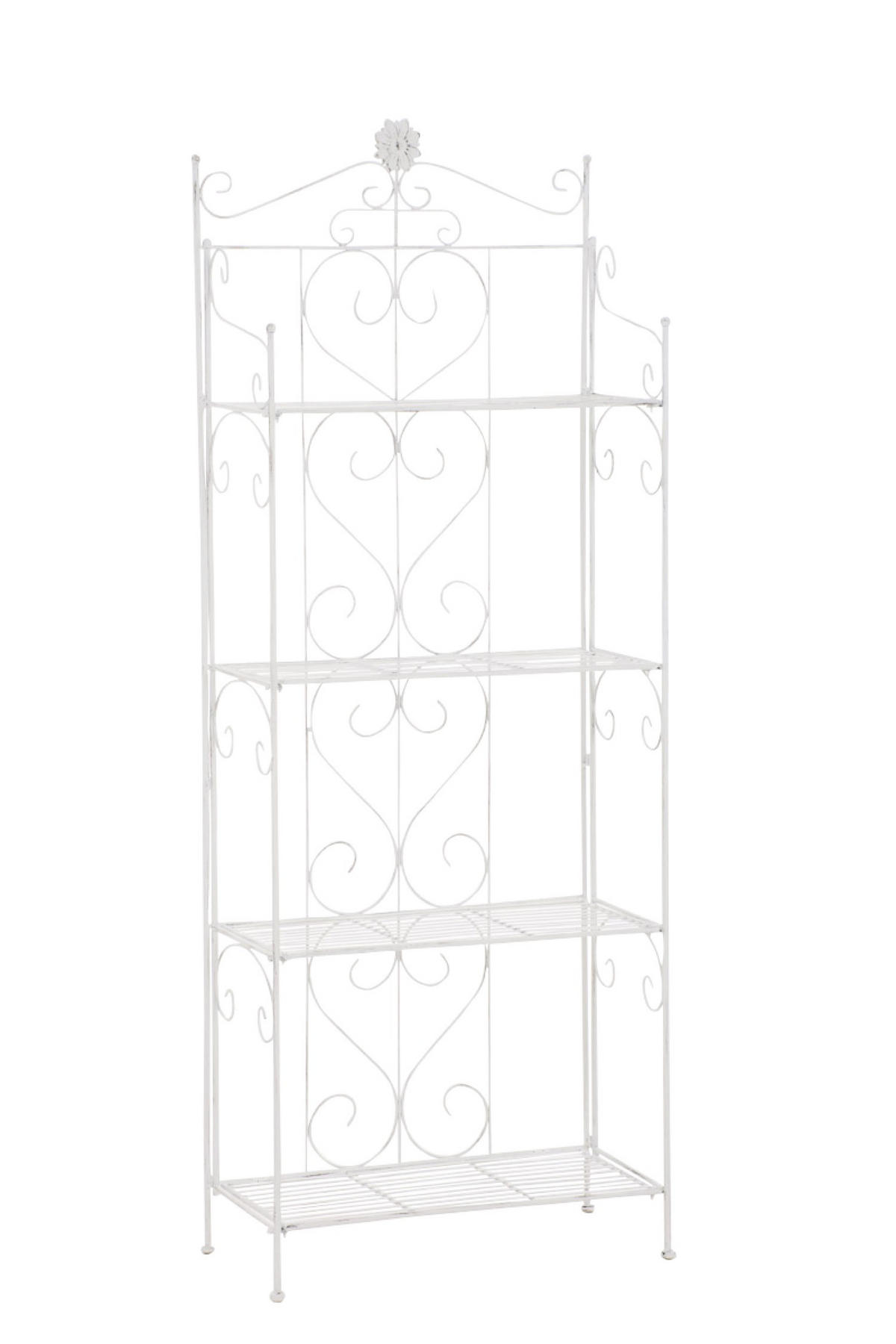 REGAL Lenna antik weiß - Weiß, Metall (60/160/30cm) - TPFGarden