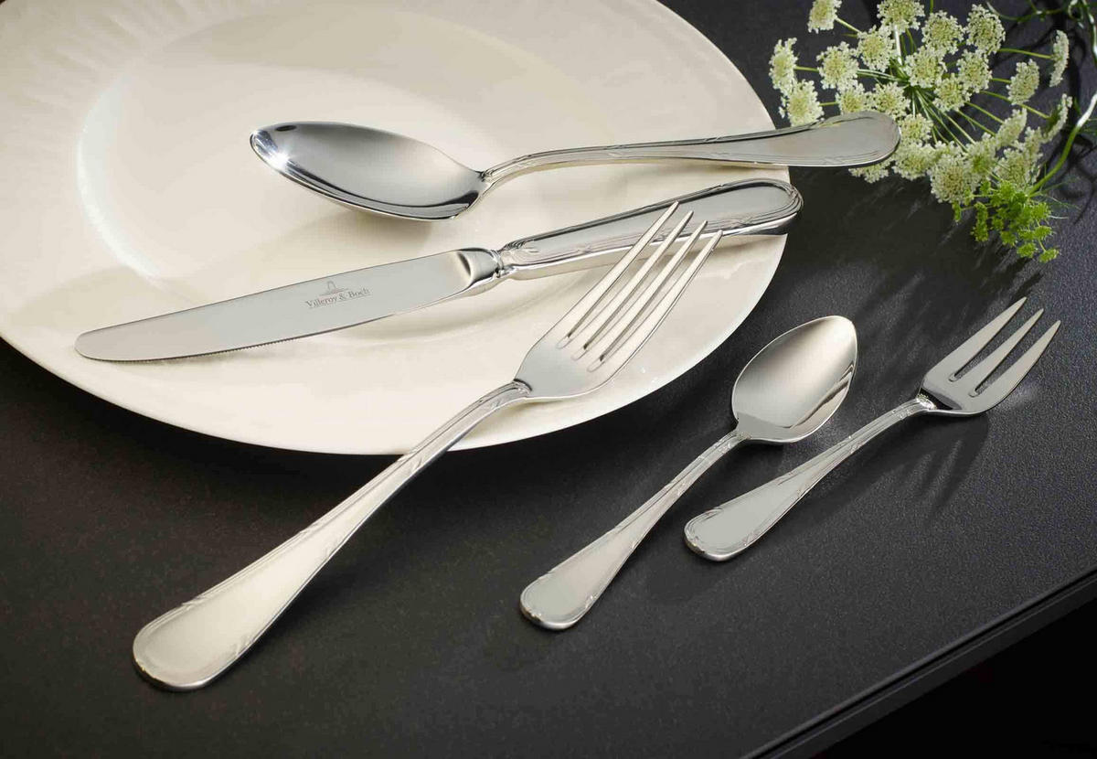 KUCHENGABELN Kreuzband Septfontaines edelstahl 14,5 cm 6er Set - Silberfarben, Metall - Villeroy & Boch