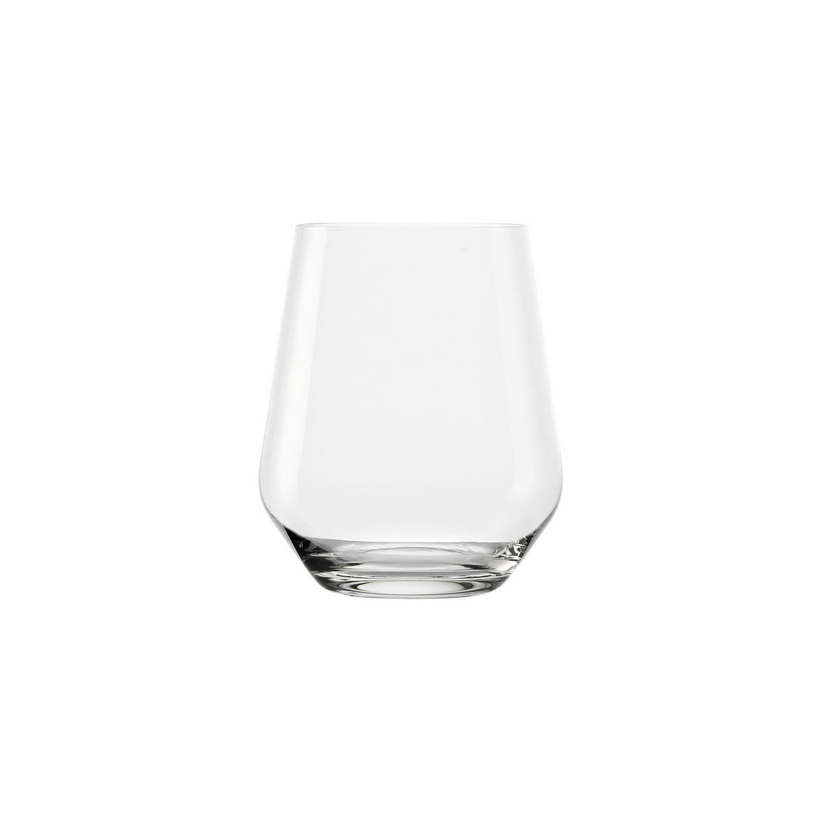 BECHER Revolution Quatrophil transparent 370 ml 6er Set - Transparent, Glas (0.37L) - Stölzle Lausitz