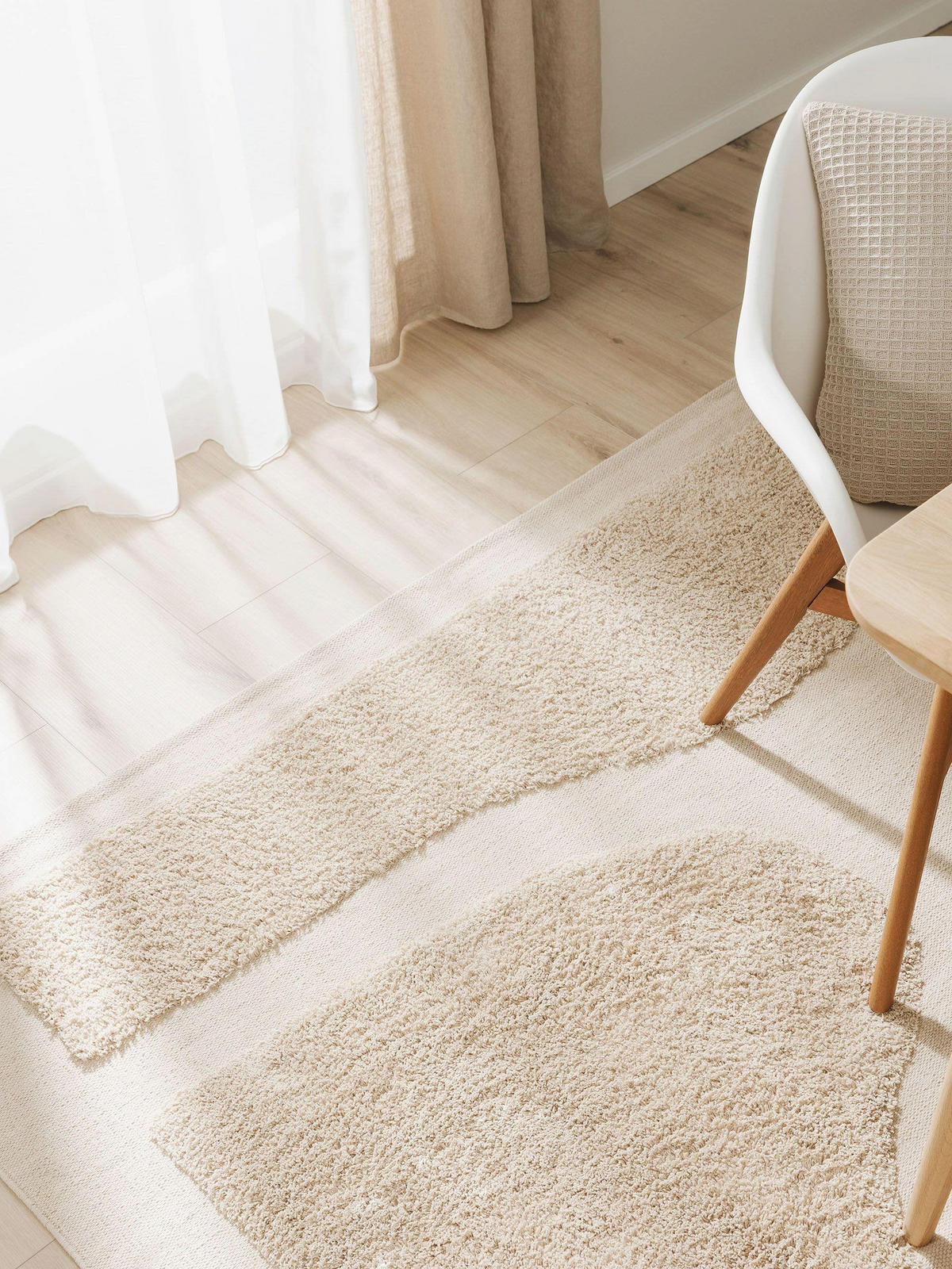 BAUMWOLLTEPPICH Isla Beige 160x230 cm - Beige, Textil (160/230cm) - benuta Pop