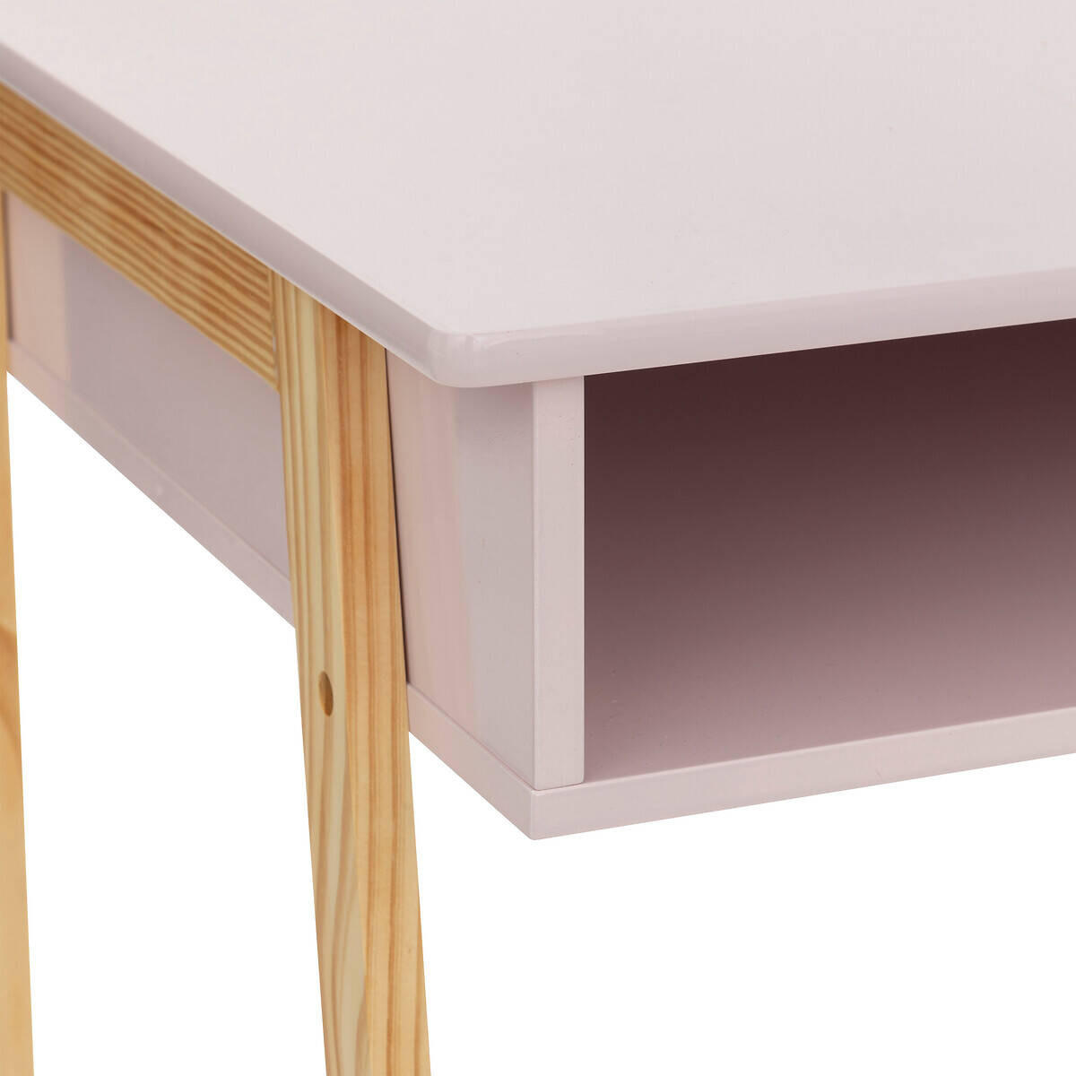 KINDER-SCHREIBTISCH Rosa 58/46/52 cm - Rosa, Holzwerkstoff (46/52/58cm) - Atmosphera for kids