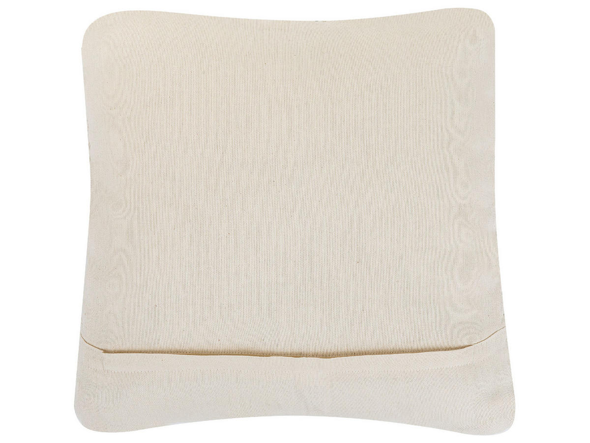 DEKOKISSEN 2er-Set Beige 50/50 cm Esenkoy - Beige, Textil (45/45cm) - Beliani