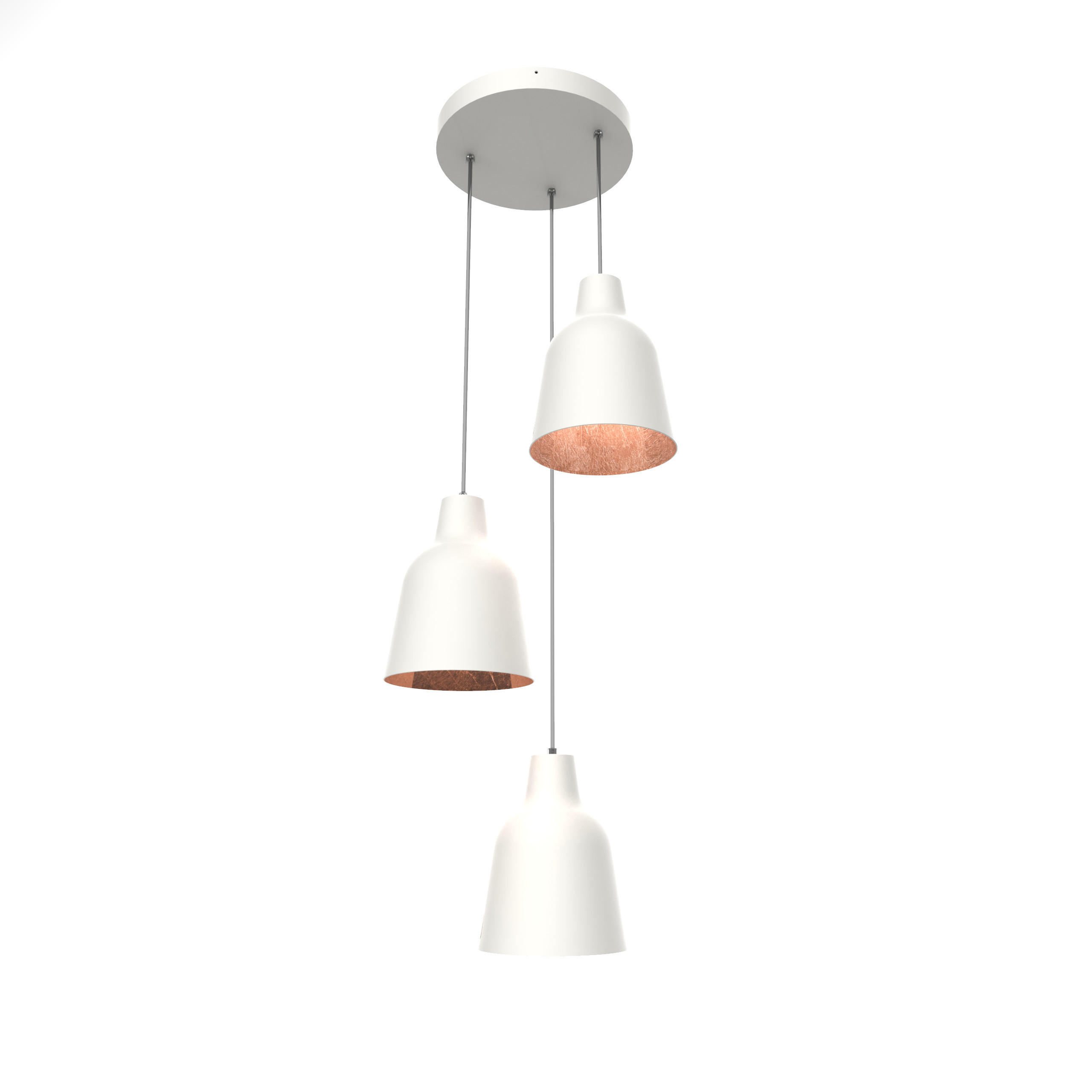 HÄNGELEUCHTE - Kupferfarben, Metall (35/35/22cm) - Lumicom