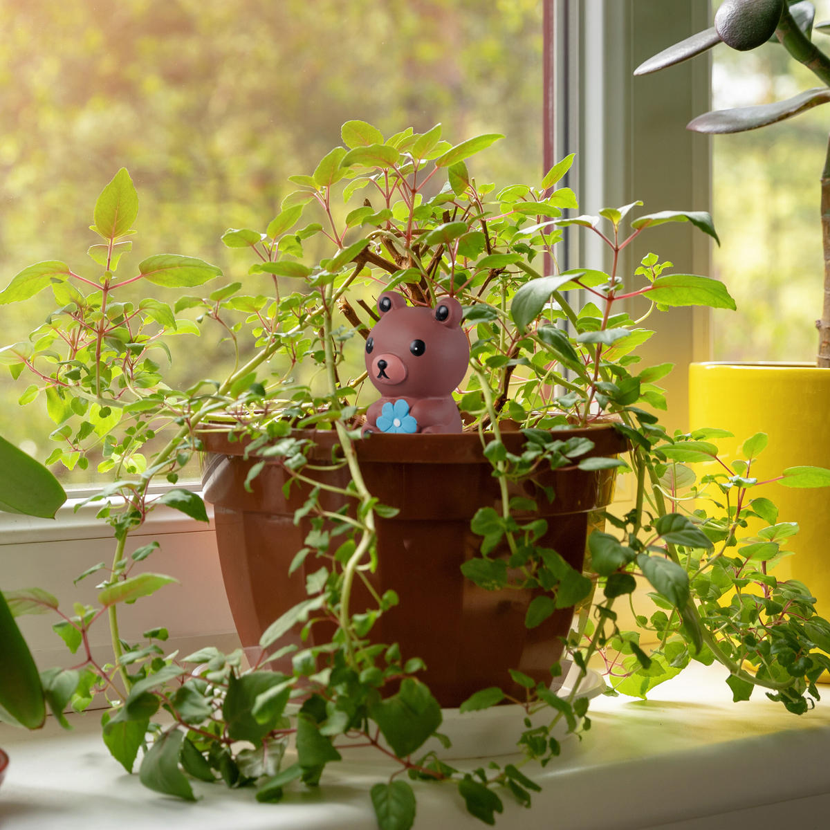 4XTONKEGEL - Multicolor, Keramik (6/16.5/5.5cm) - Relaxdays