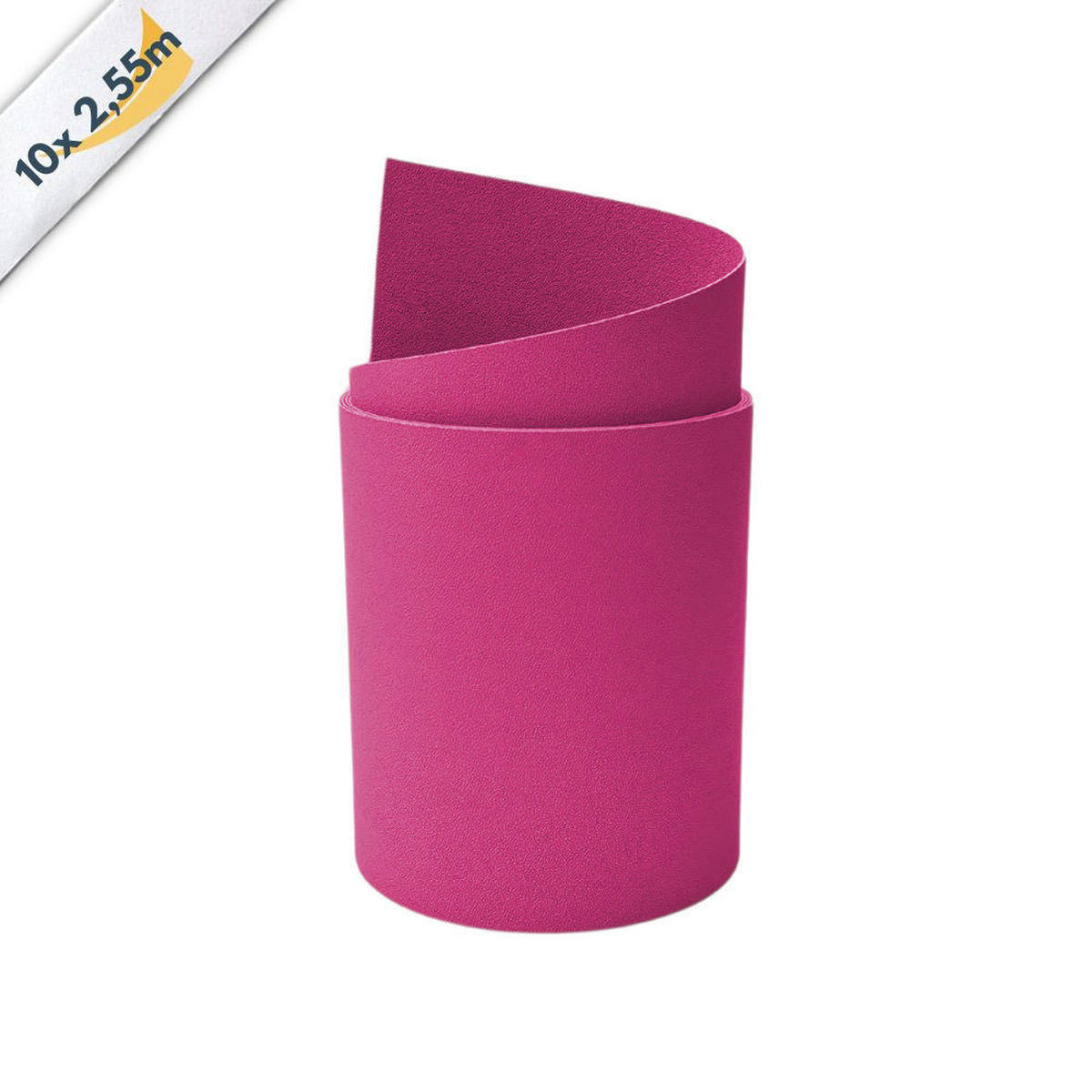 SICHTSCHUTZSTREIFEN PP Sichtschutzstreifen Doppelstabzaun Pink,10x 2,55m - Pink, Kunststoff (2550/19cm) - ZAUN|ZU