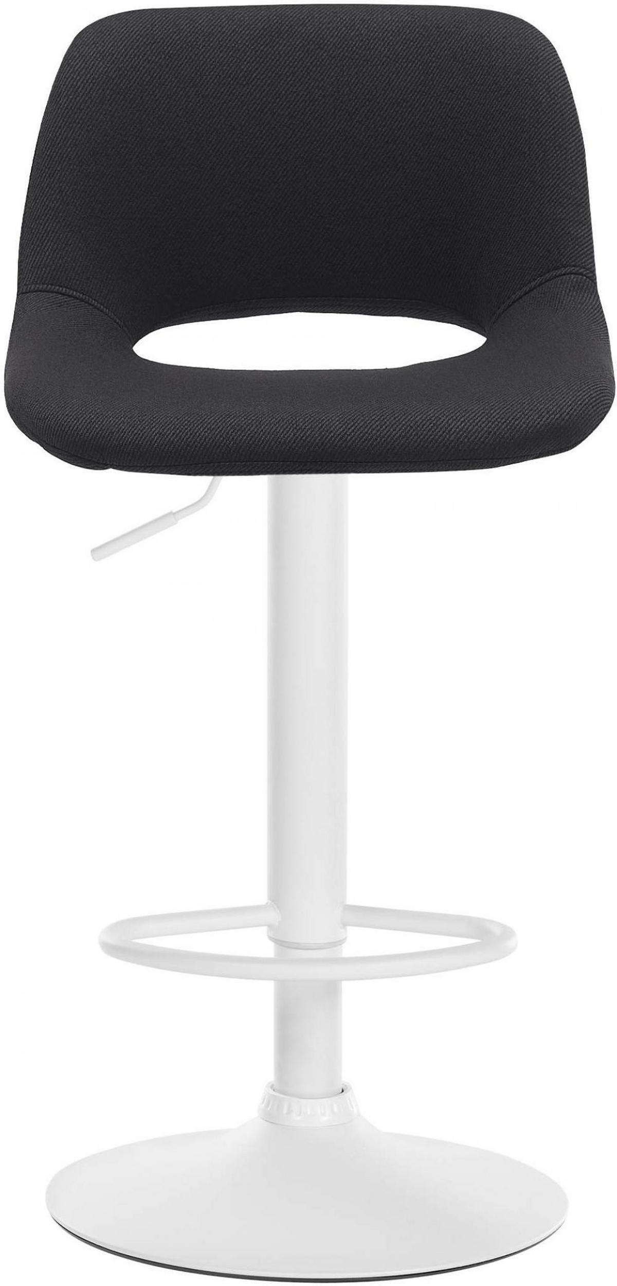 BARHOCKER Stoff schwarz - Schwarz, Textil (42/86/46cm) - CLP