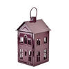 LATERNENHAUS Roger Violett 14,8x14,3xh26,8 cm Metall - Violett, Metall (14.3/26.8/14.8cm) - Mondex