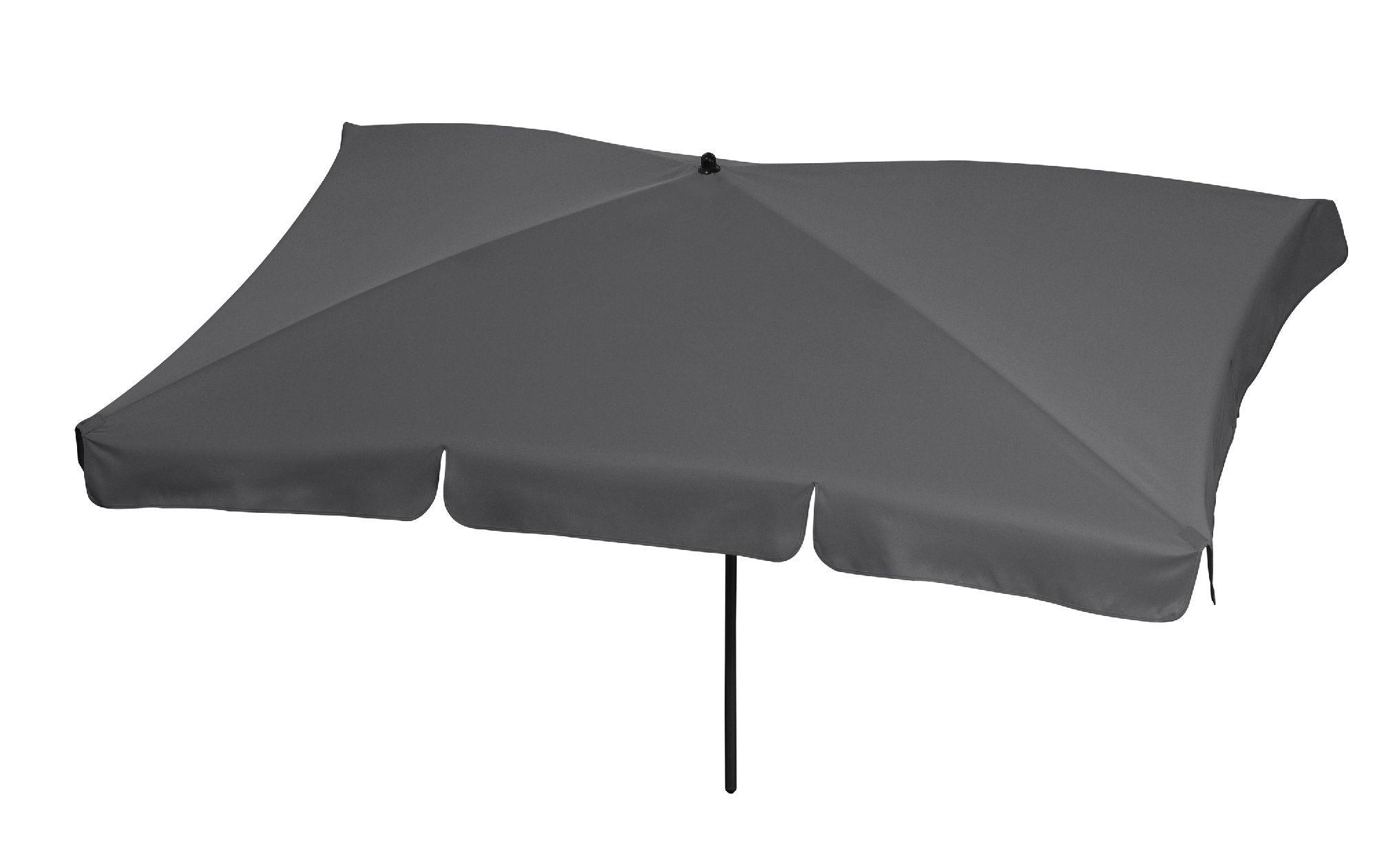 SONNENSCHIRM 122/200/126 cm - Grau, Kunststoff (200/122cm) - FARE