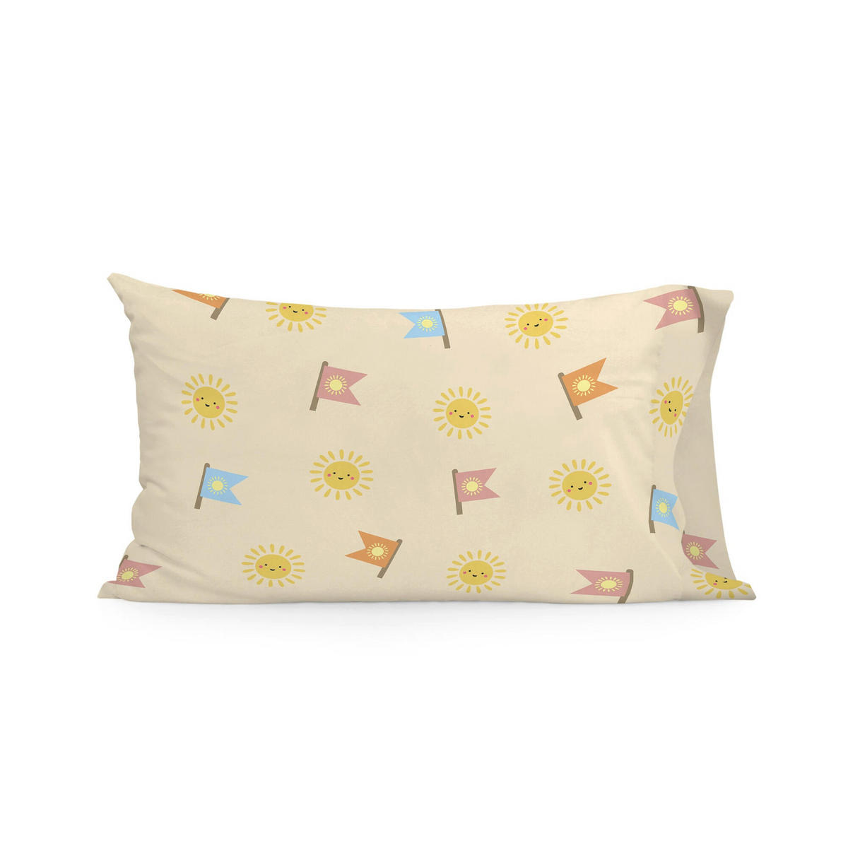 KISSENBEZUG camping 50x75 cm mehrfarbig - Multicolor, Textil (50/75cm) - Happy Friday