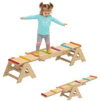 BALANCEWIPPE 2-in-1 DE-09834 Holz - Multicolor, Holz (38/133cm) - ComfortXL