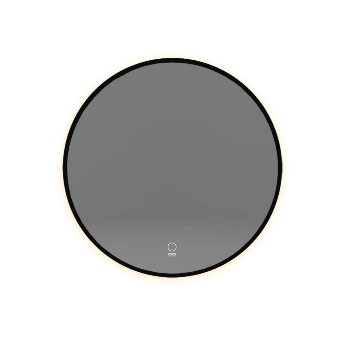 LED-SPIEGEL DUBI - 100 cm - Schwarz, Glas (100/100/2.9cm) - Home Deluxe