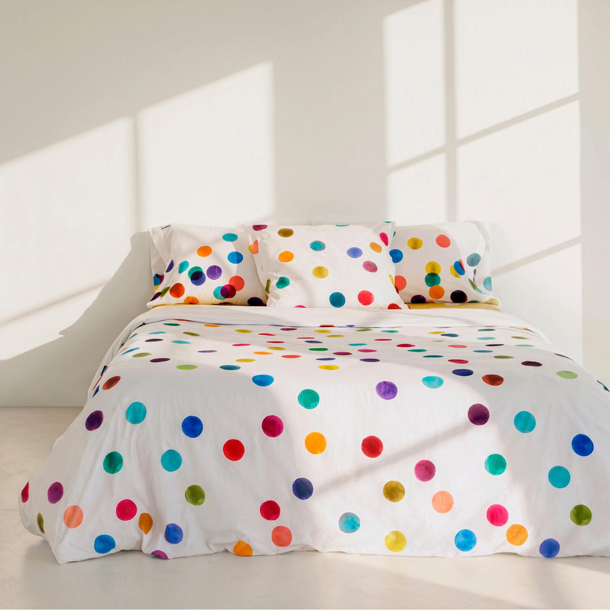 BETTBEZUG Confetti 240x220 cm (Übergrösse) - Multicolor, Textil (240/220cm) - Happy Friday