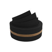 SICHTSCHUTZSTREIFEN Premium Akzentstreifen Set Drittel Schwarz 2,55m - Schwarz, Kunststoff (255/6.3cm) - ZAUN|ZU