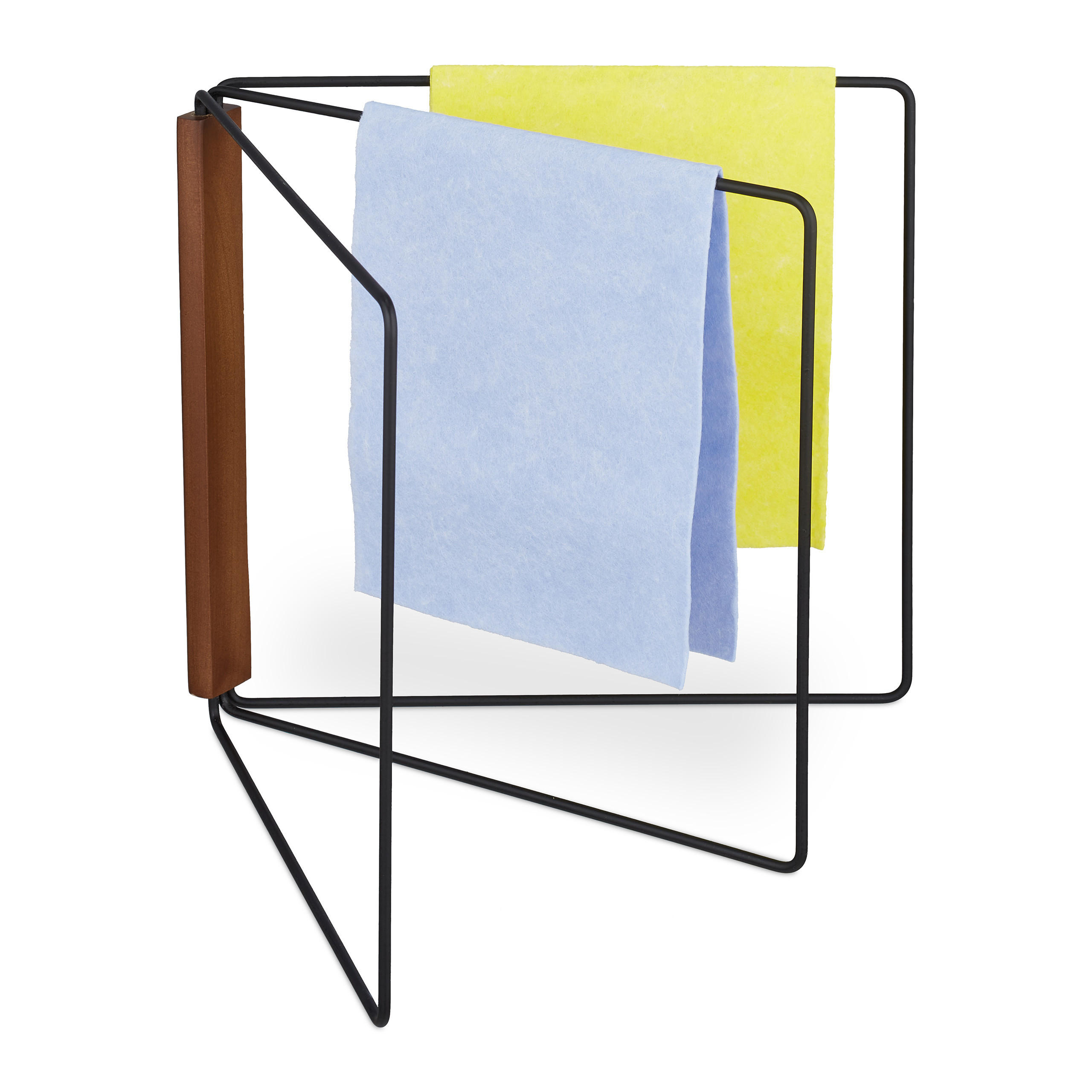 SPÜLTUCHHALTER - Multicolor, Metall (36/25/27cm) - Relaxdays