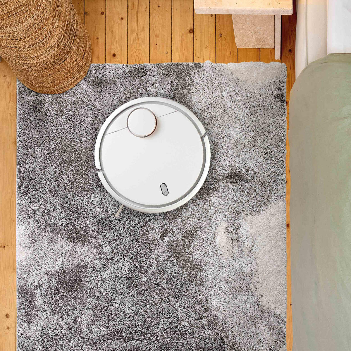 HOCHFLORTEPPICH PAULIE - Hellgrau, Textil (80/150cm) - Astra