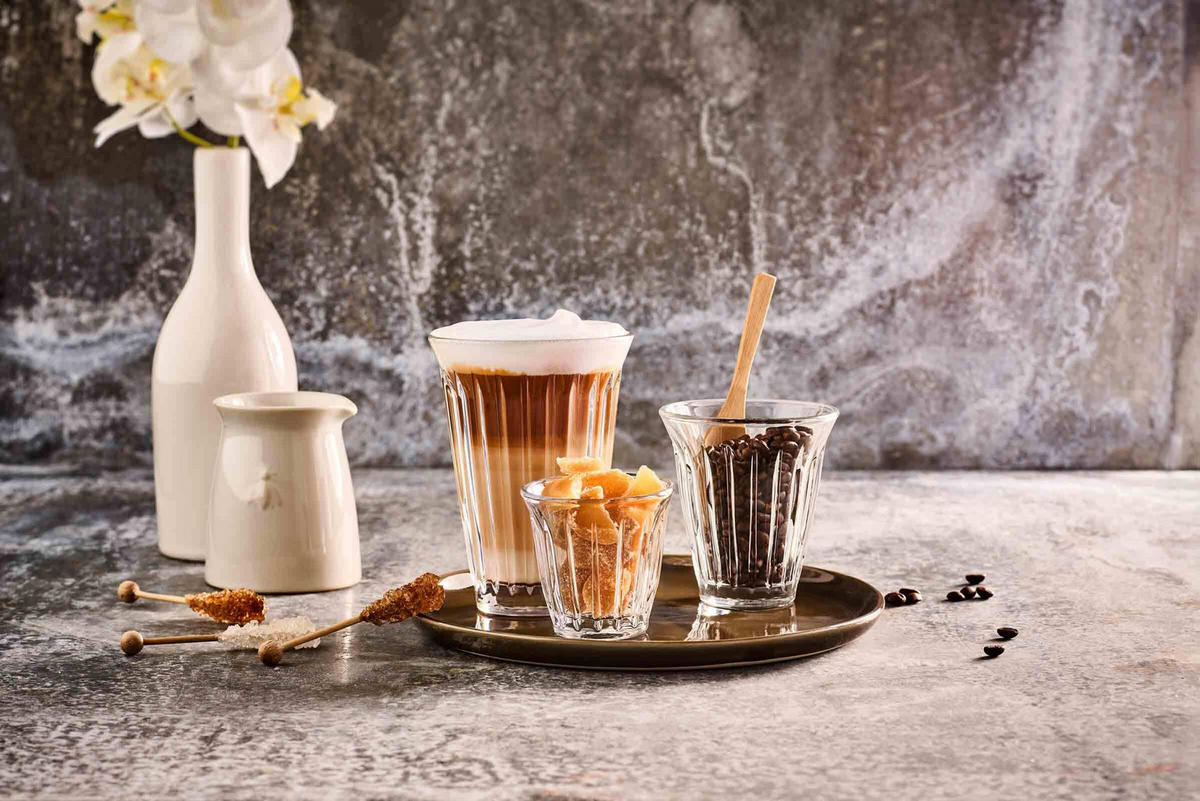 KAFFEEGLÄSER Zinc transparent 190 ml 6er Set - Transparent, Glas (190L) - La Rochère