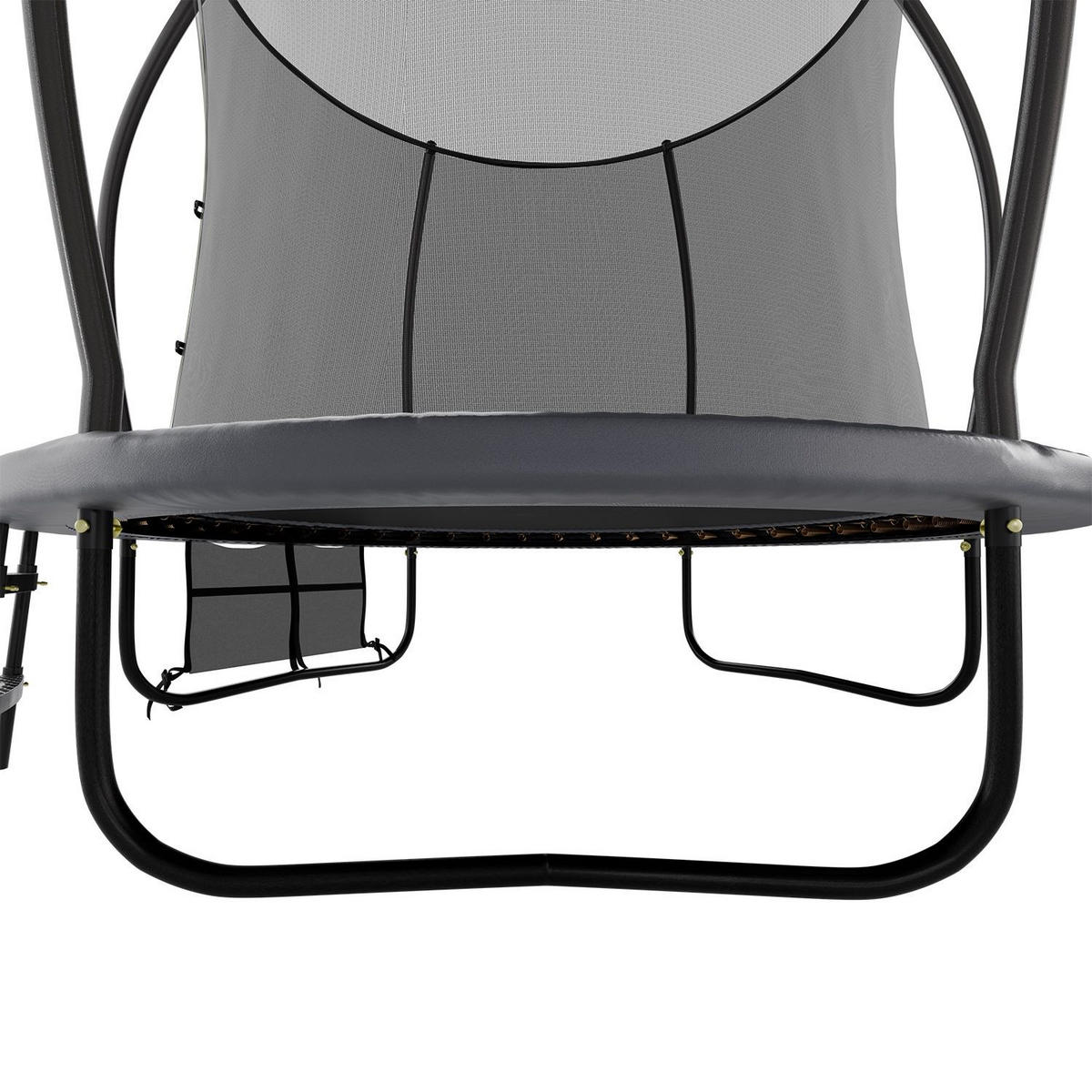 TRAMPOLIN SkyBounce S 228cm schwarz - Schwarz, Metall (228/228/119cm) - Juskys