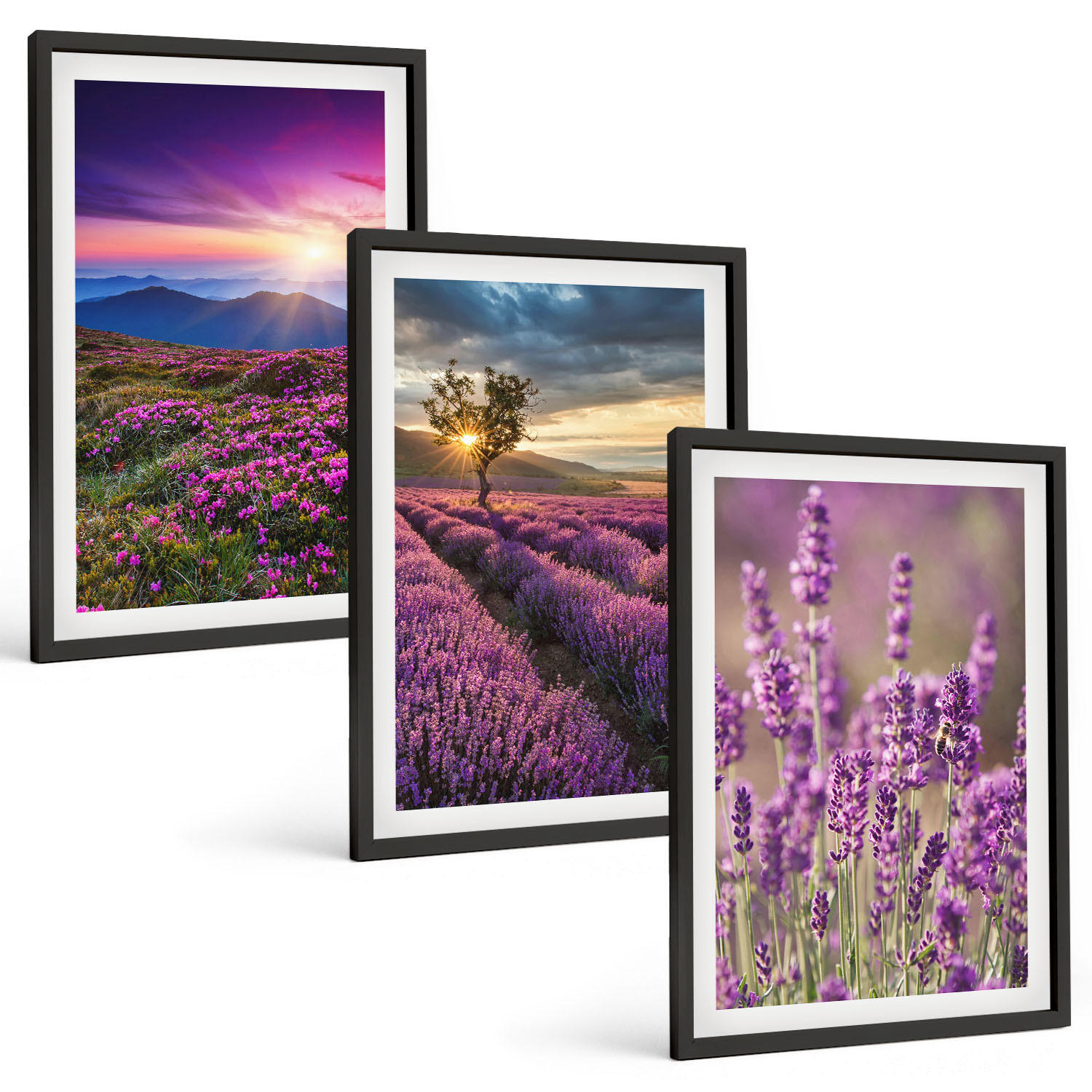 Tulup Bilder Schwarz 40x60 cm