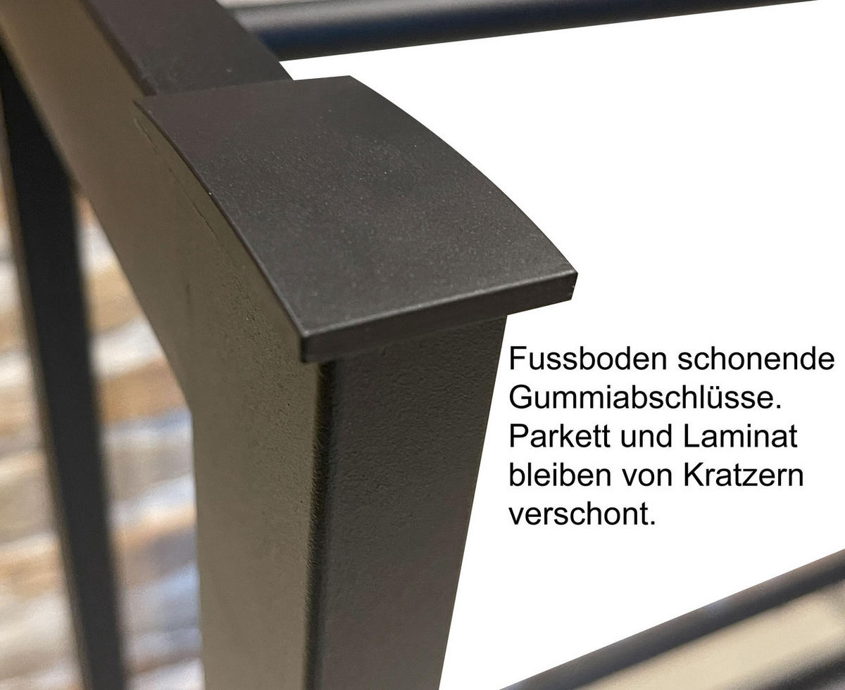 GETRÄNKEKISTENREGAL 104x30x90 cm 6 Kästen - Schwarz, Metall (104/90/30cm) - QUICK STAR