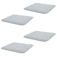 SITZKISSEN GRACE 4ER-SET - Grau, Textil (35/35/2cm) - IDIMEX