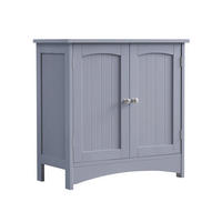 WASCHBECKENUNTERSCHRANK BANJUL - Grau, Holzwerkstoff (60/60/30cm) - Hansiro