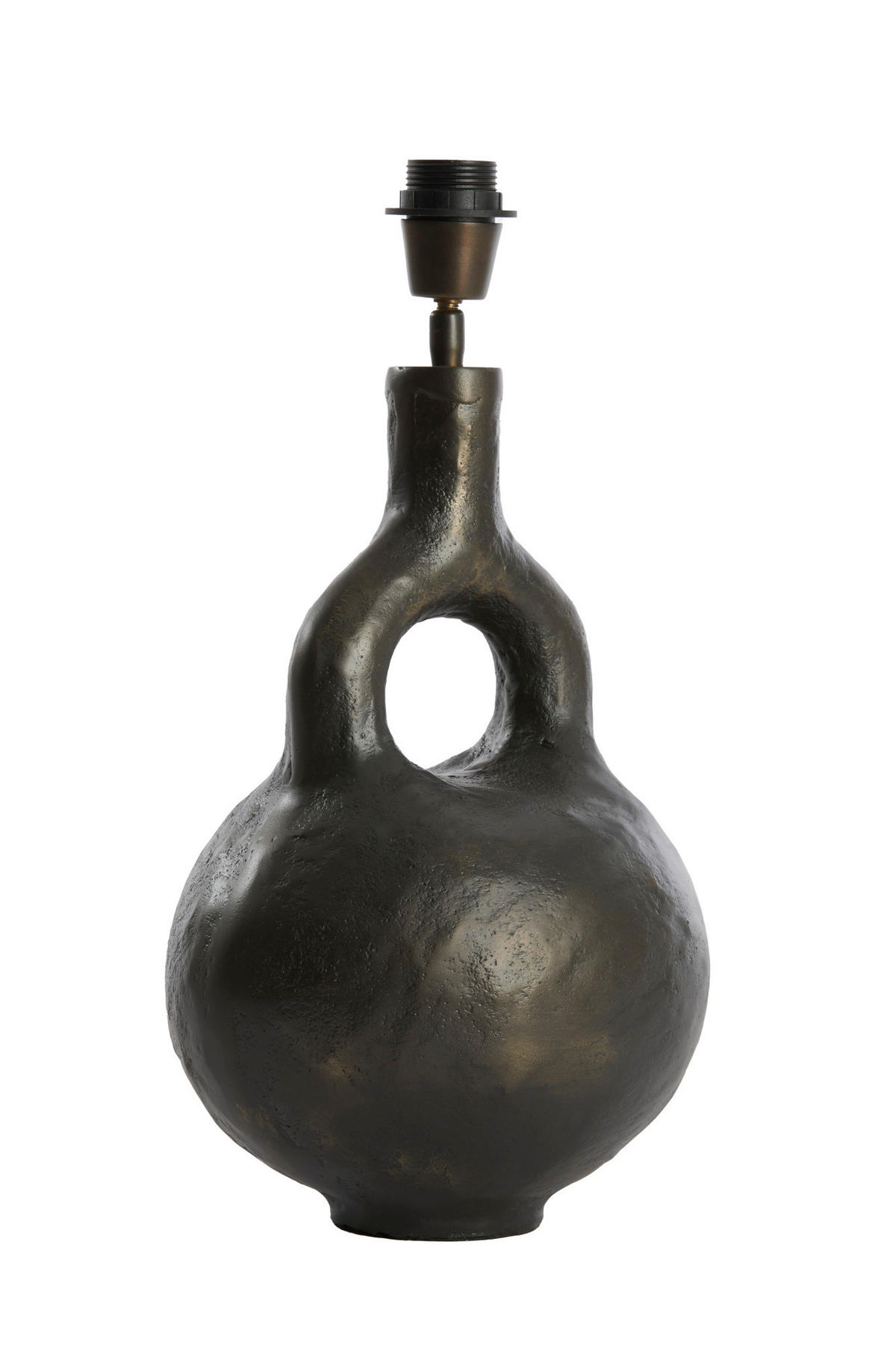 LAMPENFUSS Imola Grau Ø25/37 cm - Grau, Metall (25/22/37cm) - Light & Living