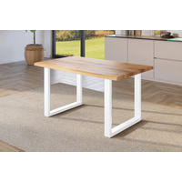 ESSTISCH JULIUS U - Wildeiche/Eichefarben, Holz (80/140/77cm) - SAM