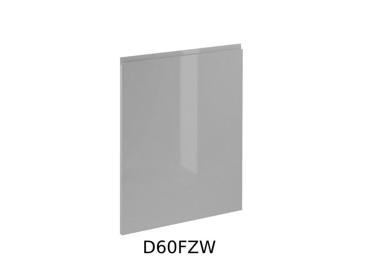 KÜCHENLEERBLOCK 340 cm Aspen K40-M340 in Grau/Hochglanz - Grau, Holz (340/212/60cm)