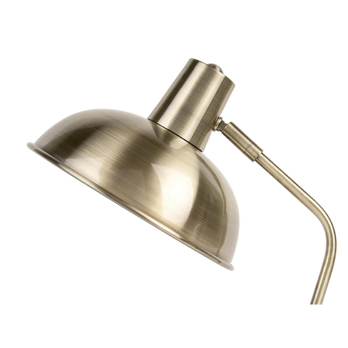 TISCHLAMPE Hood 26/20/38 cm - Goldfarben, Metall (26/20/38cm) - Leitmotiv