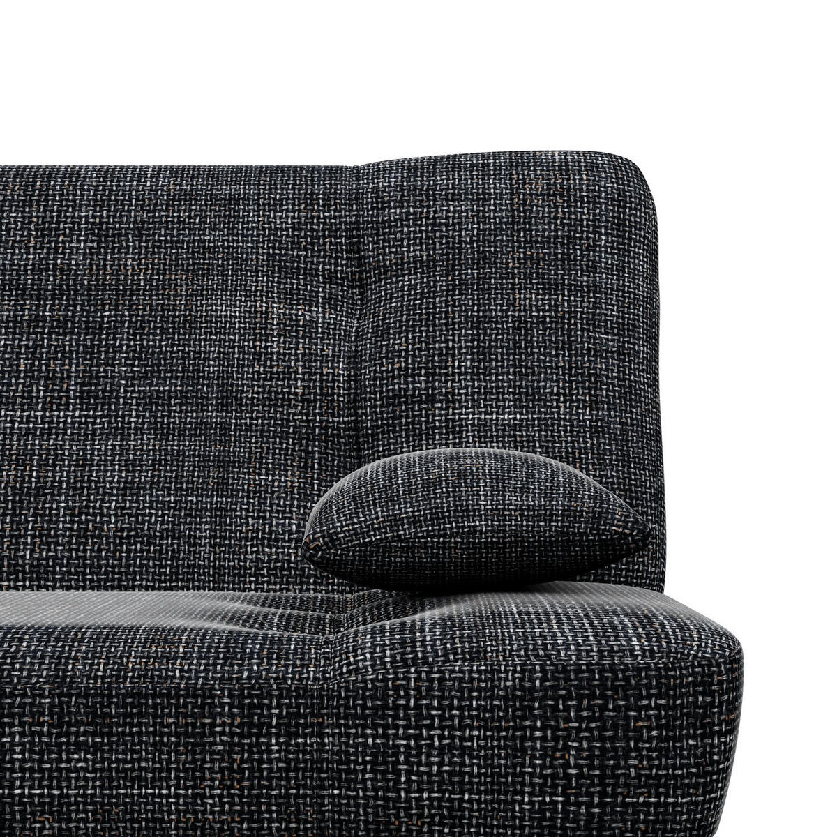 SOFA 3-SITZER MIT SCHLAFFUNKTION SAVANA Dunkelgrau - Dunkelgrau, Textil (93/96/200cm) - Mebligo