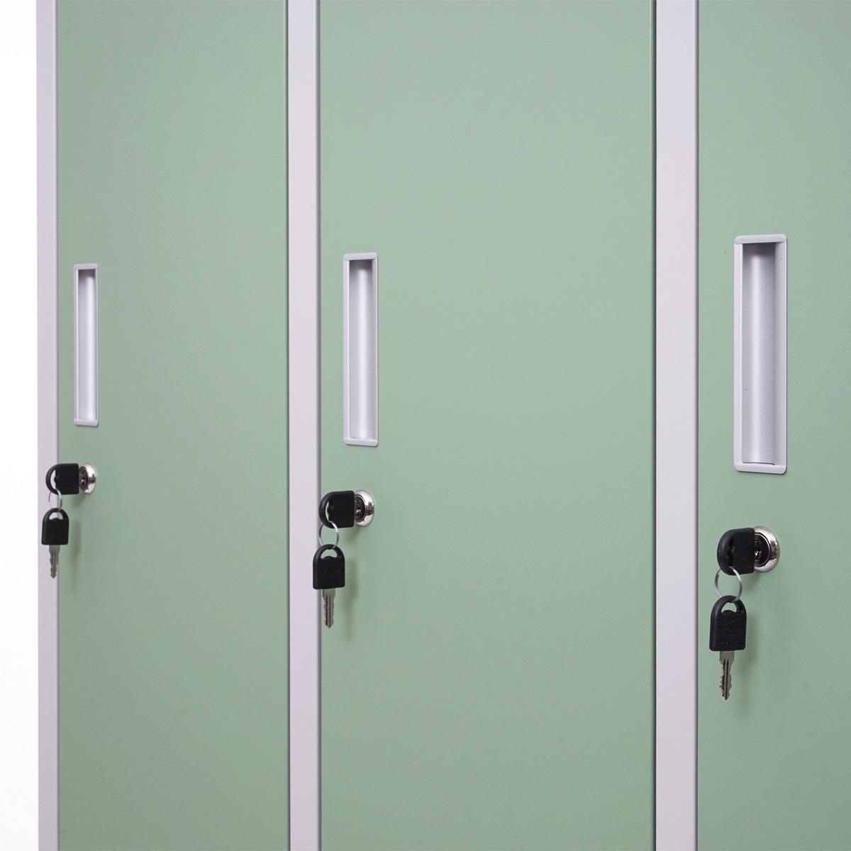 SPIND Saturn HxBxT 180x90x50cm Metall 3 Fächer Grün - Grün, Metall (90/180/50cm) - PROREGAL