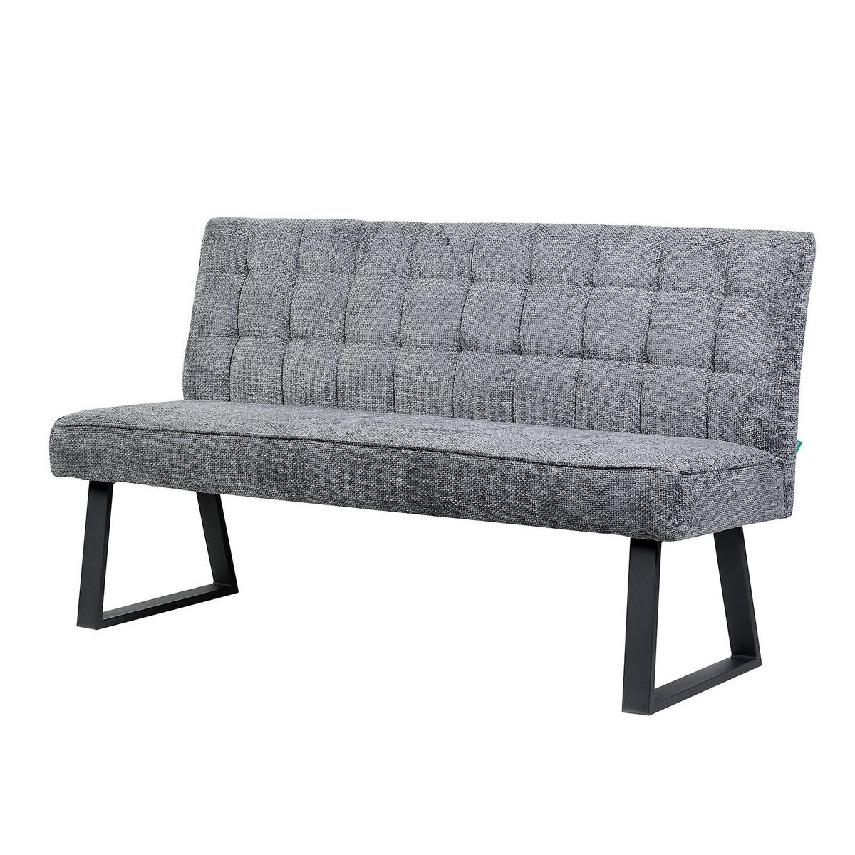 SITZBANK CLARA - Grau, Metall (160/91/66cm) - DUBI Möbel