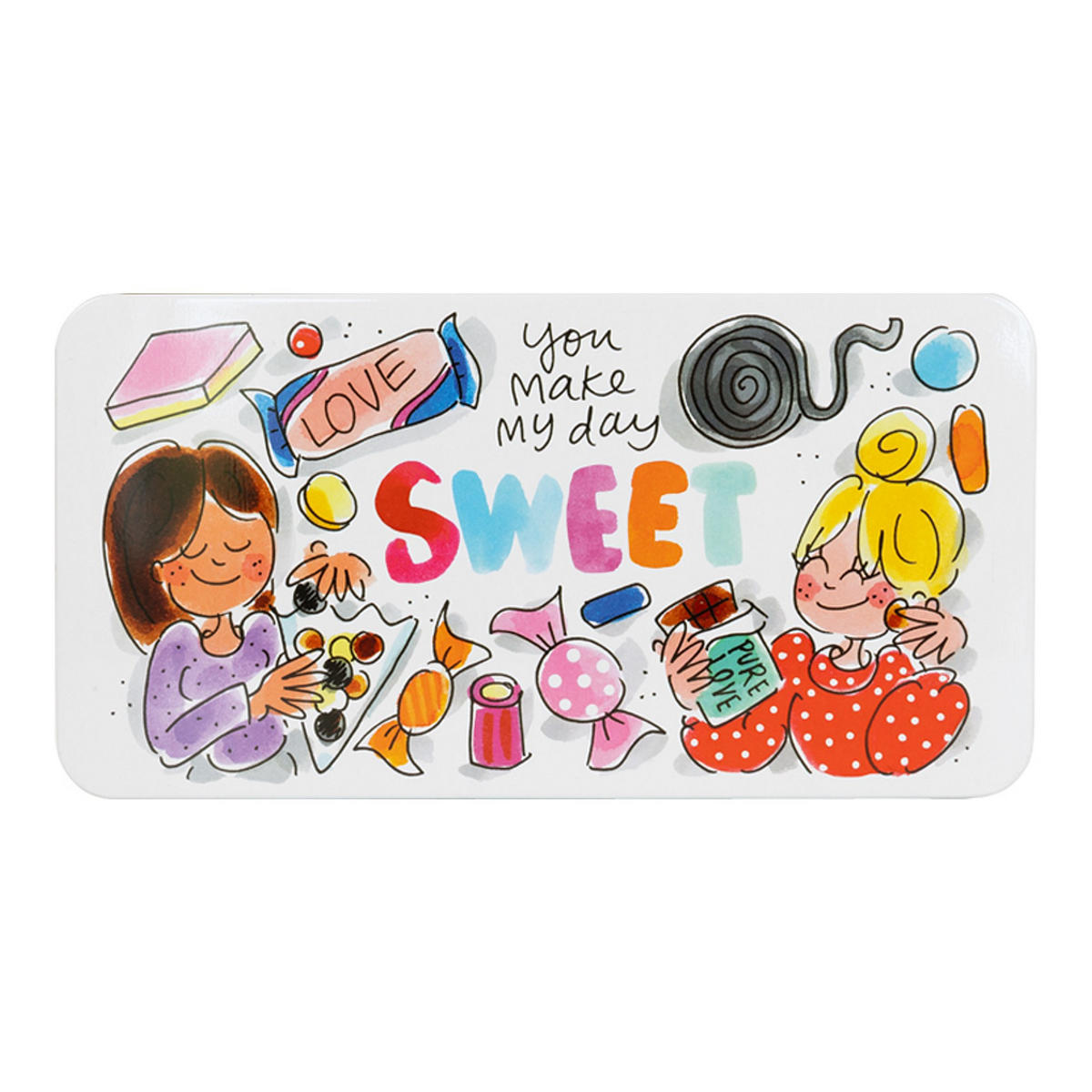 DOSEN Süß in Bunt - 19,5 x 10,5cm - Multicolor, Metall (10.4/7/19.5cm) - Blond Amsterdam