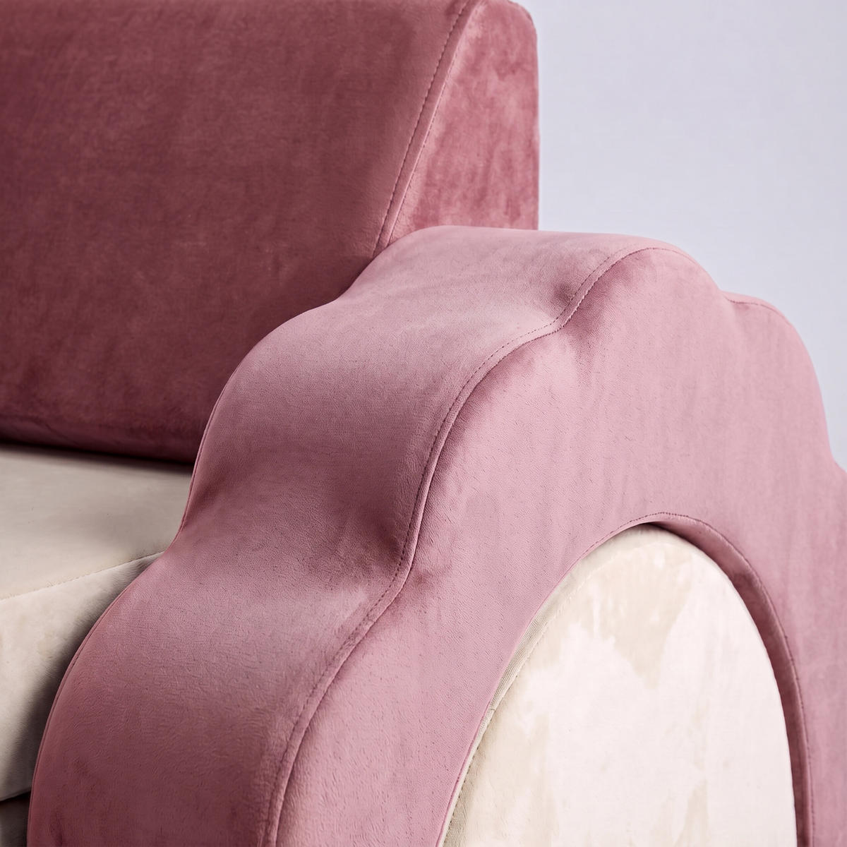 KAVČ roza otroški 10-delni-set - pink, umetna masa/tekstil (150/47/65cm) - Relaxdays